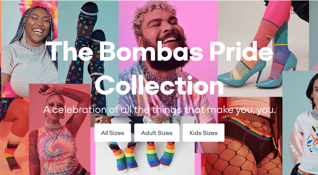 Bombas Pride Collection for June